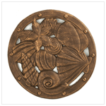 Cast Iron Shell Plaque